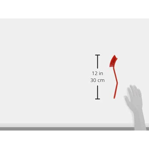 Vikan 42874 Fine Sweep Dish Brush - Red | Polypropylene, Polyester Bristle, 11 inch 9