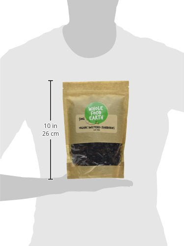 Wholefood Earth Organic Sweetened Dried Cranberries - 500g | GMO Free 3