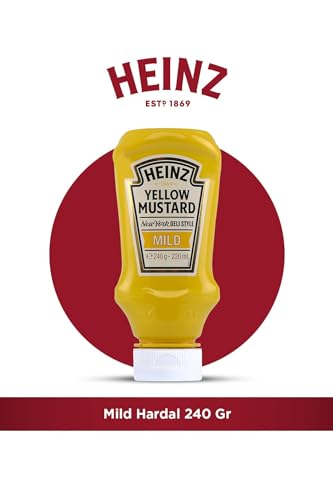 Heinz Mild Yellow Mustard - 240g Pack of 2 3