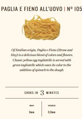 Rummo Paglia e Fieno Egg & Spinach Pasta - Artisan Italian Long Pasta, 250g 3