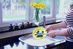 Greener Cleaner Long-Arm Dish Brush - Tackles Caked-On Food | Dishwasher Safe | Eco-Friendly 5
