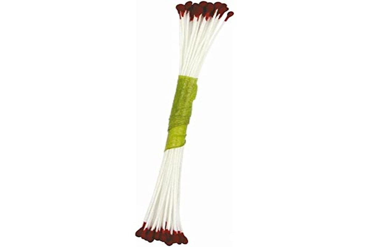 PME Stamens for Sugar Flowers - Fine Plain Burgundy | Pack of 50