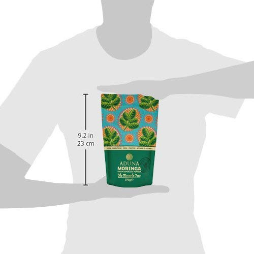 Aduna Moringa Powder - Certified Organic Superfood | 275g 8