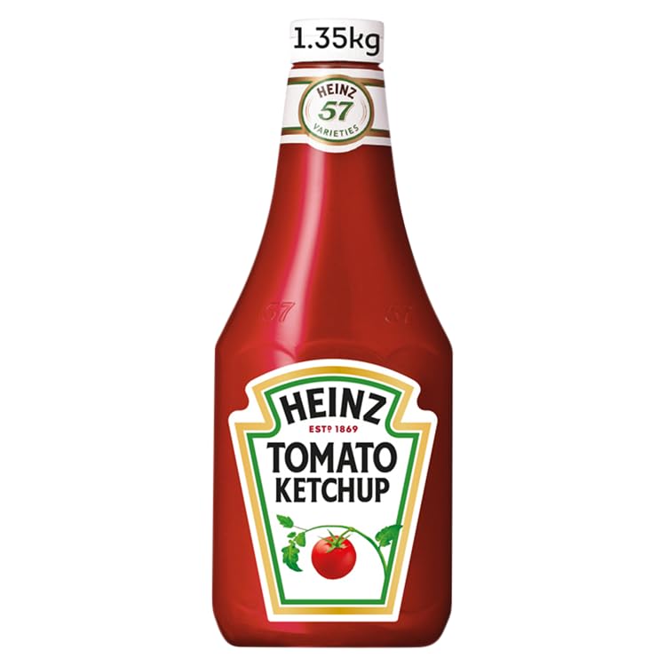 Heinz Tomato Ketchup - Perfect with Burgers & Chips | 1.35kg | No Artificial Colours or Flavours