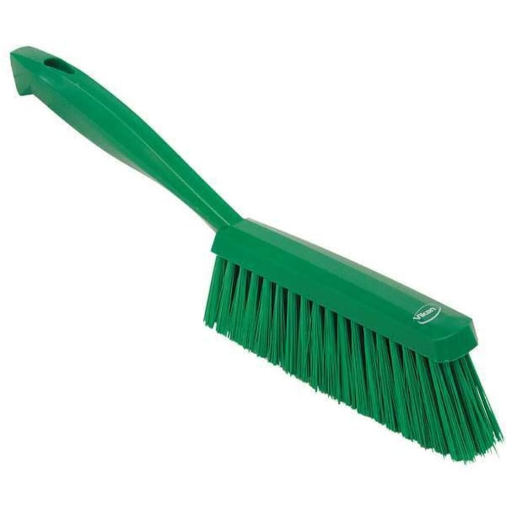 Vikan Bench Brush - Medium Bristles, Green | Ergonomic Handle | Polypropylene 1