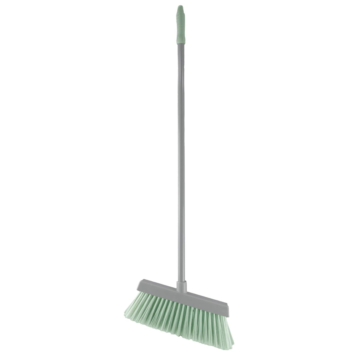 JVL Long Handle Lobby Dustpan and Brush Set - Upright Storage | Green | Floor Cleaning 3