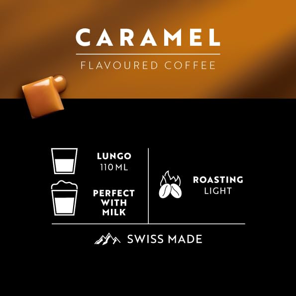 Café Royal Caramel Coffee Pads - 50 Count | Nespresso® Professional Compatible | Arabica Beans