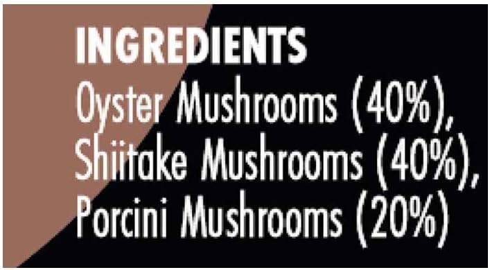 Epicure Mixed Dried Mushrooms (Porcini, Oyster & Shiitake) - 25g | 6-Pack | Dried 6