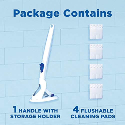 Duck Fresh Brush Toilet Cleaning System - Hygienic Flushable Cleaning Heads | 2 Count Pack 3