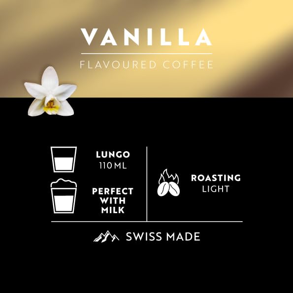 Café Royal Vanilla Coffee Pads - 50 Count | Nespresso® Professional Compatible | Medium Roast