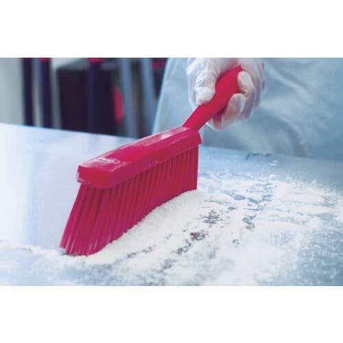 Vikan Bench Brush - Soft Bristle Dusting & Sweeping | Yellow, Polypropylene 9