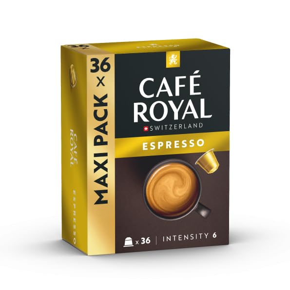 Café Royal Espresso - 36 Nespresso Compatible Capsules | Medium Roast | Intensity 6 4