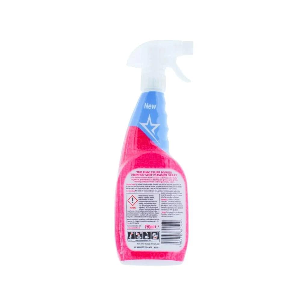 Stardrops The Pink Stuff Disinfectant Cleaner - Kills 99.9% of Bacteria | 750ml | Streak Free 3