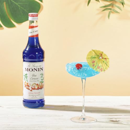 Monin Blue Curacao Syrup - 700ml | Vegan-Friendly | Natural Orange Flavour 5