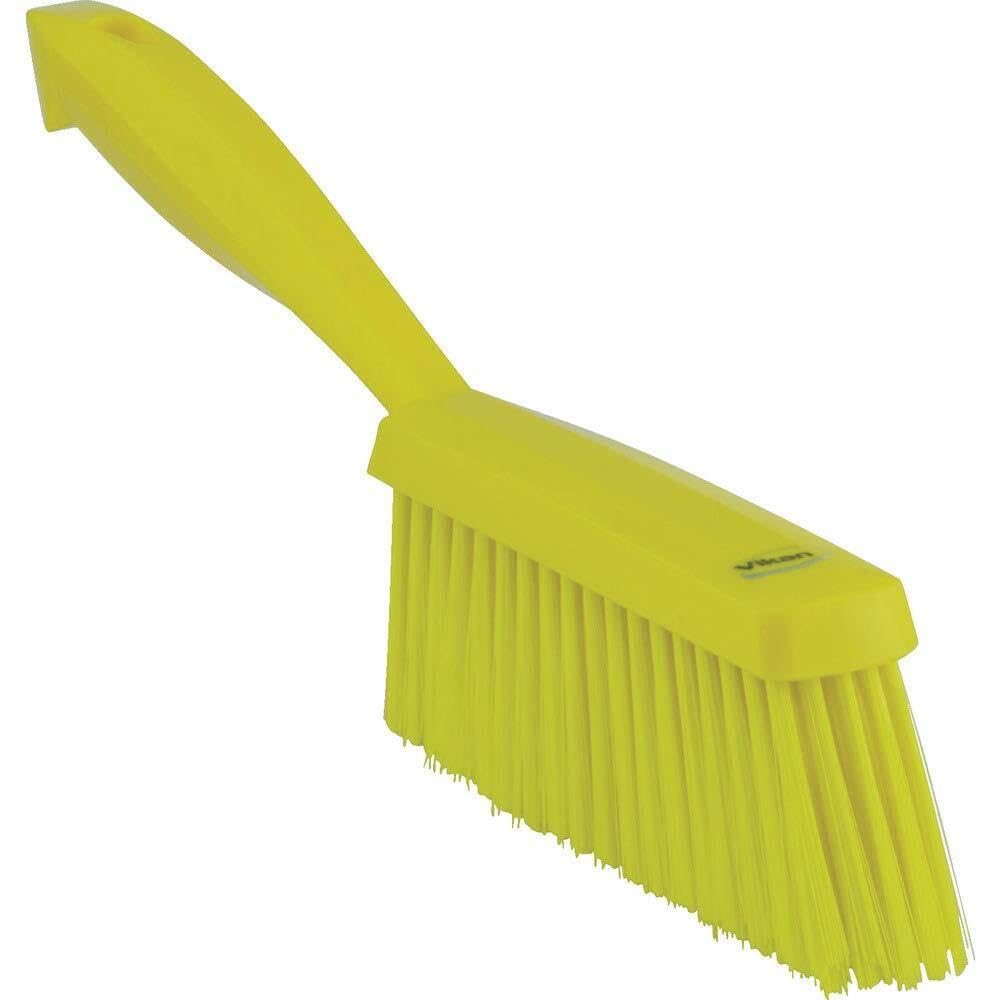 Vikan Bench Brush - Soft Bristle Dusting & Sweeping | Yellow, Polypropylene 1