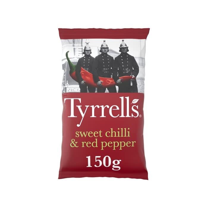 Tyrrells Sweet Chilli & Red Pepper Crisps - 150g Bag 2
