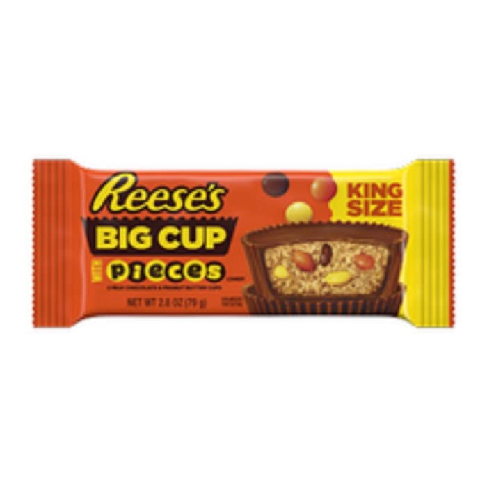 Reese's Milk Chocolate Peanut Butter Cups with Reese's Pieces, Giant Size, 16 Packs 2