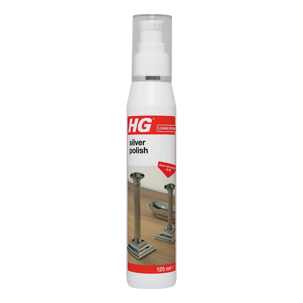 HG Silver Polish Cream Cleaner - 125ml | Gentle Formula | Streak-Free Shine