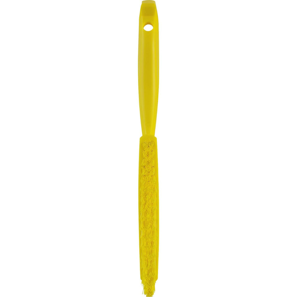 Vikan Hand Brush - Narrow Design for Tight Spaces | Yellow | Polypropylene