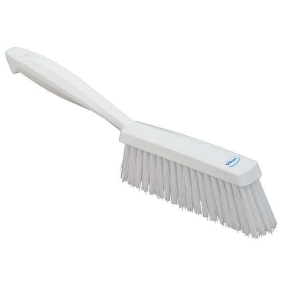 Vikan Medium Hand Brush - White, 330mm Length, Polypropylene