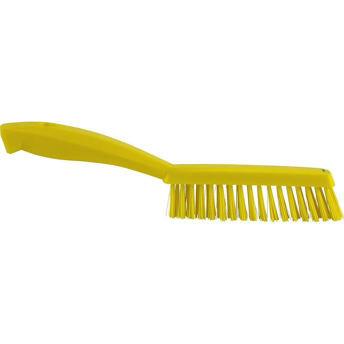 Vikan Hand Brush - Narrow Design for Tight Spaces | Yellow | Polypropylene