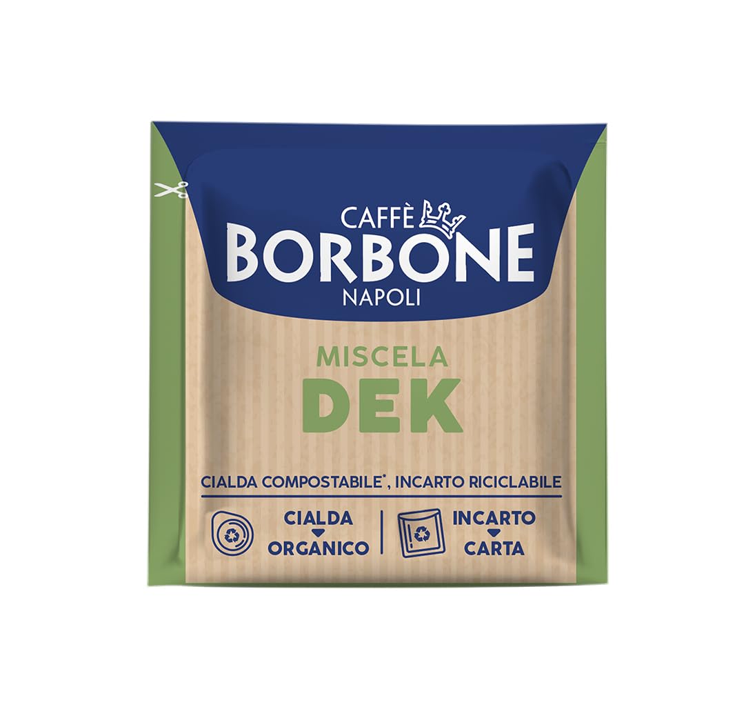 Caffè Borbone Dek Decaffeinated Coffee Blend - 100 Compostable ESE Pods