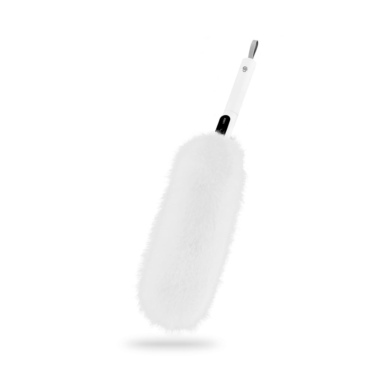 Swan Ultra-Fine Microfibre 2-in-1 Duster - Flat & Tubular Modes | Machine Washable | White