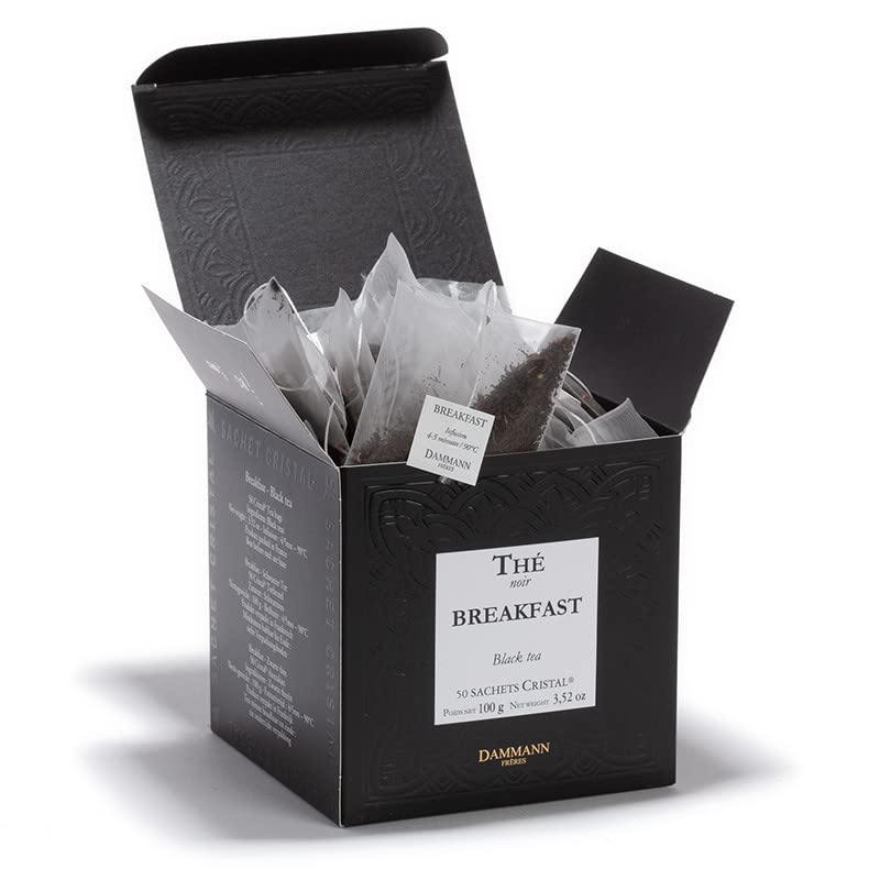 Dammann Frères Breakfast Tea - Blend of Ceylon Darjeeling & Assam, 50 Teabags 2