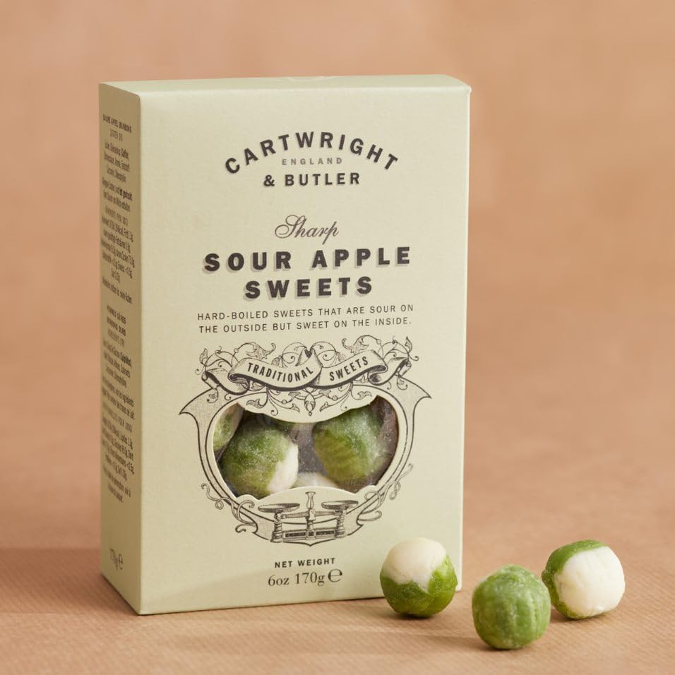 Cartwright & Butler Sour Apple Sweets - Pack of 2 3