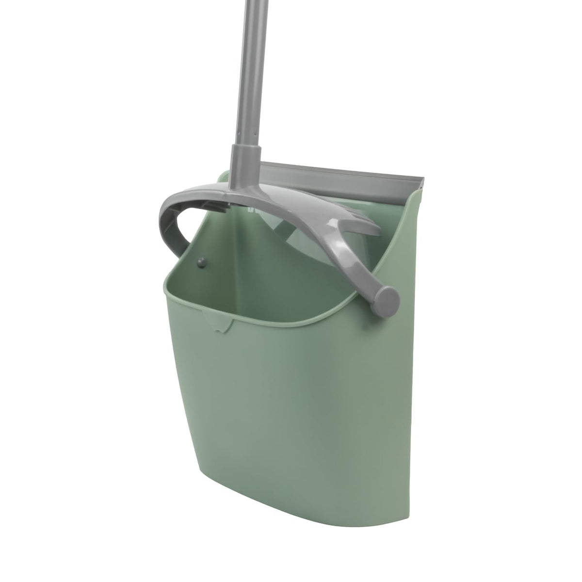 JVL Long Handle Lobby Dustpan and Brush Set - Upright Storage | Green | Floor Cleaning 4