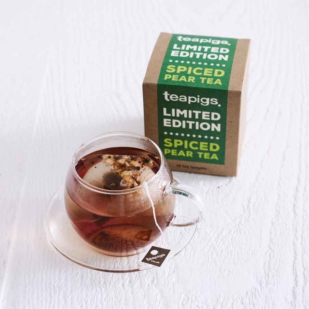 teapigs Spiced Pear Fruit & Herbal Tea - Limited Edition Winter Warmer, Caffeine-Free, 20 Tea Temples (Pack of 2) 2