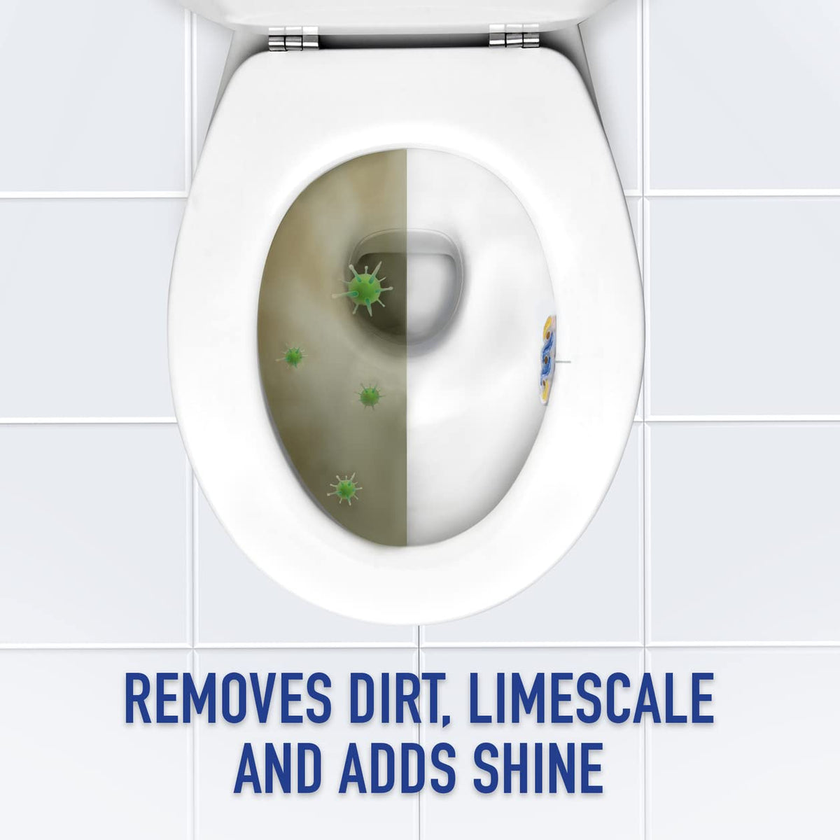 Harpic Active Fresh Toilet Rim Block - Sparkling Citrus, Pack of 6 | Cleans & Maintains Shine | Anti-Lime Scale 4