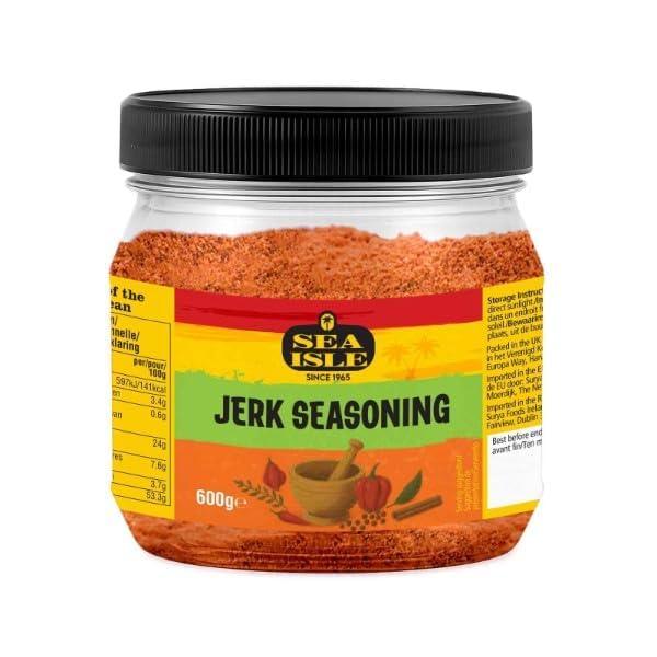 Sea Isle Jerk Seasoning - Authentic Jamaican Flavor | 600g Bulk Pack