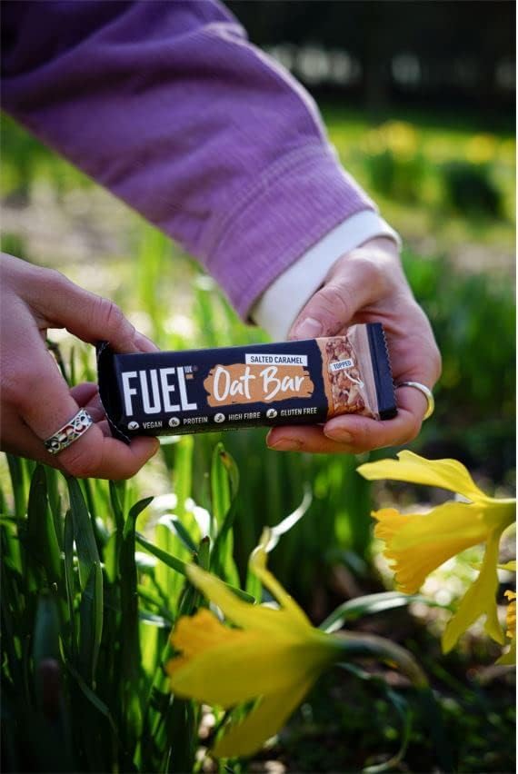 FUEL10K Salted Caramel Oat Bars - 9g Protein | High Fibre | 45g Bar 6