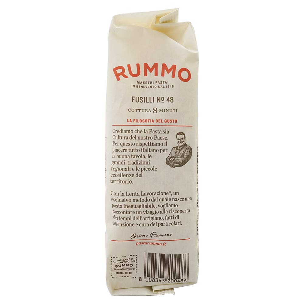 Rummo Fusilli Pasta No.48 - Authentic Italian Short Pasta | 500 g (Pack of 2) 9