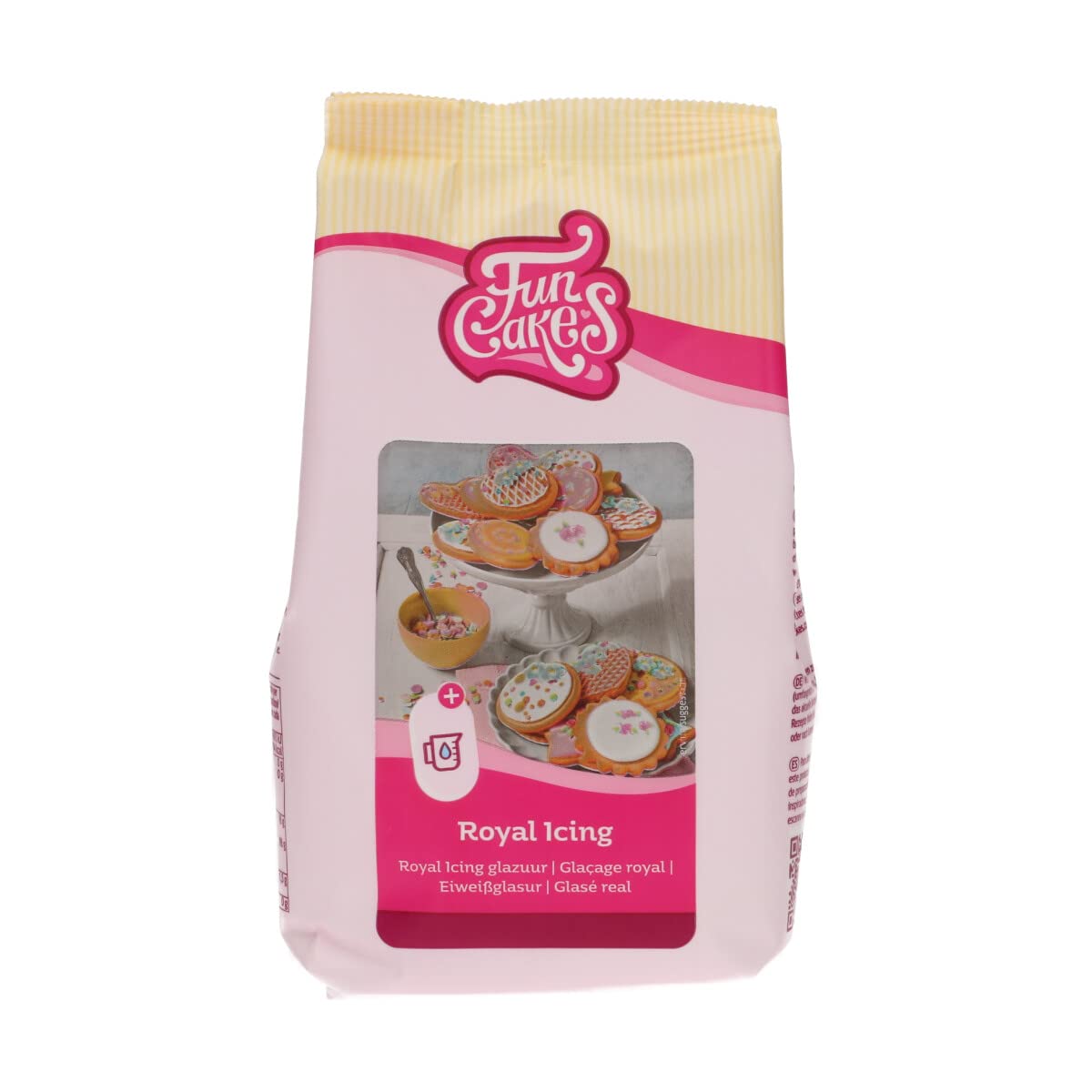 FunCakes Royal Icing Mix - 450g | Easy Cake & Cookie Decorating | Hardens Completely
