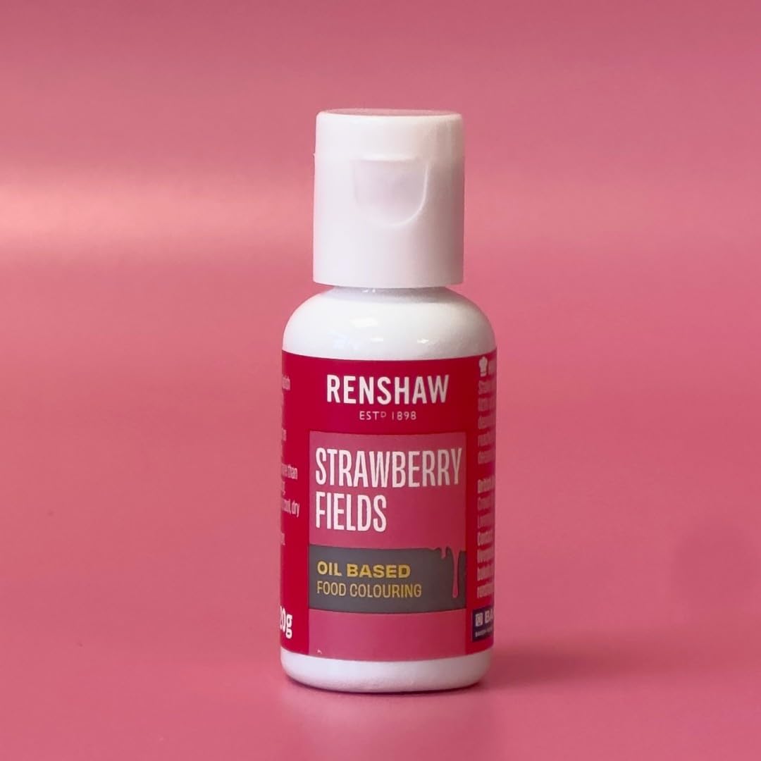 Renshaw Oil Based Food Colouring - Strawberry Fields Pink Gel | 20g