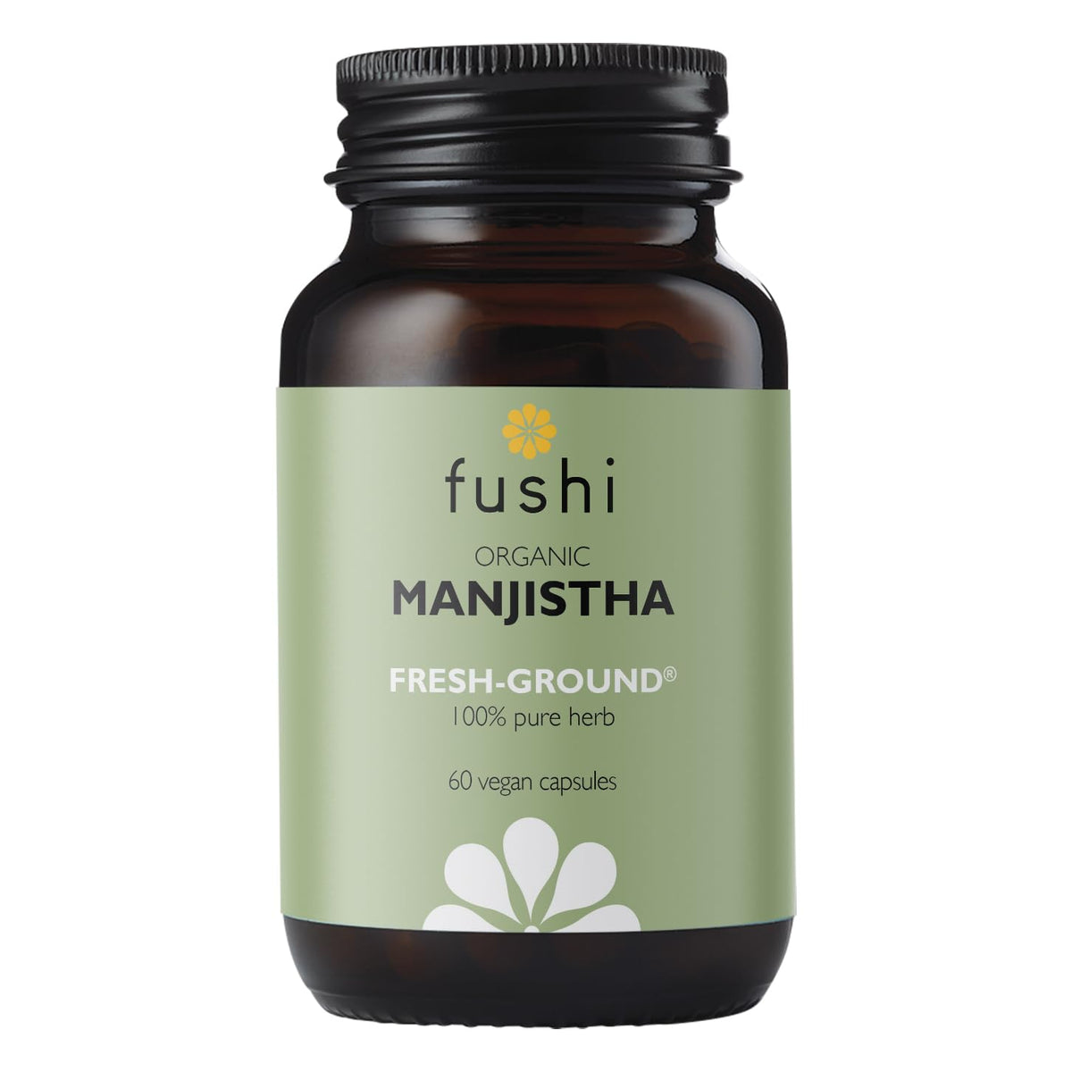 Fushi Organic Manjistha Capsules - 60 Count | Vegan Capsules | Plant Based