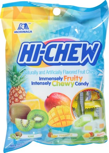 Hi-Chew Tropical Mix Fruit Chews - 100g Bag | Mango, Pineapple, Kiwi Flavors 4