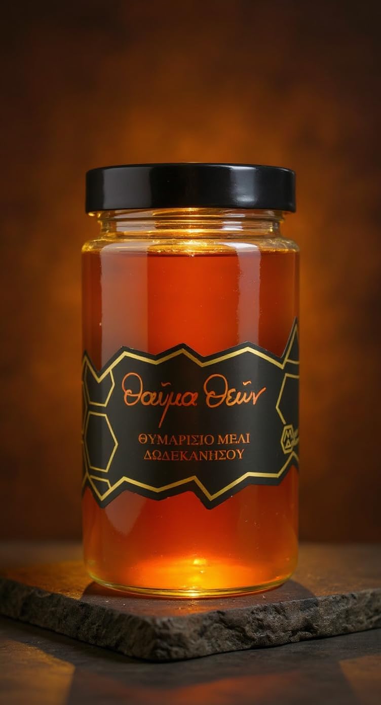 Melissokomiki Dodecanesse Greek Thyme Honey - Award-Winning Taste | 1 kg 5