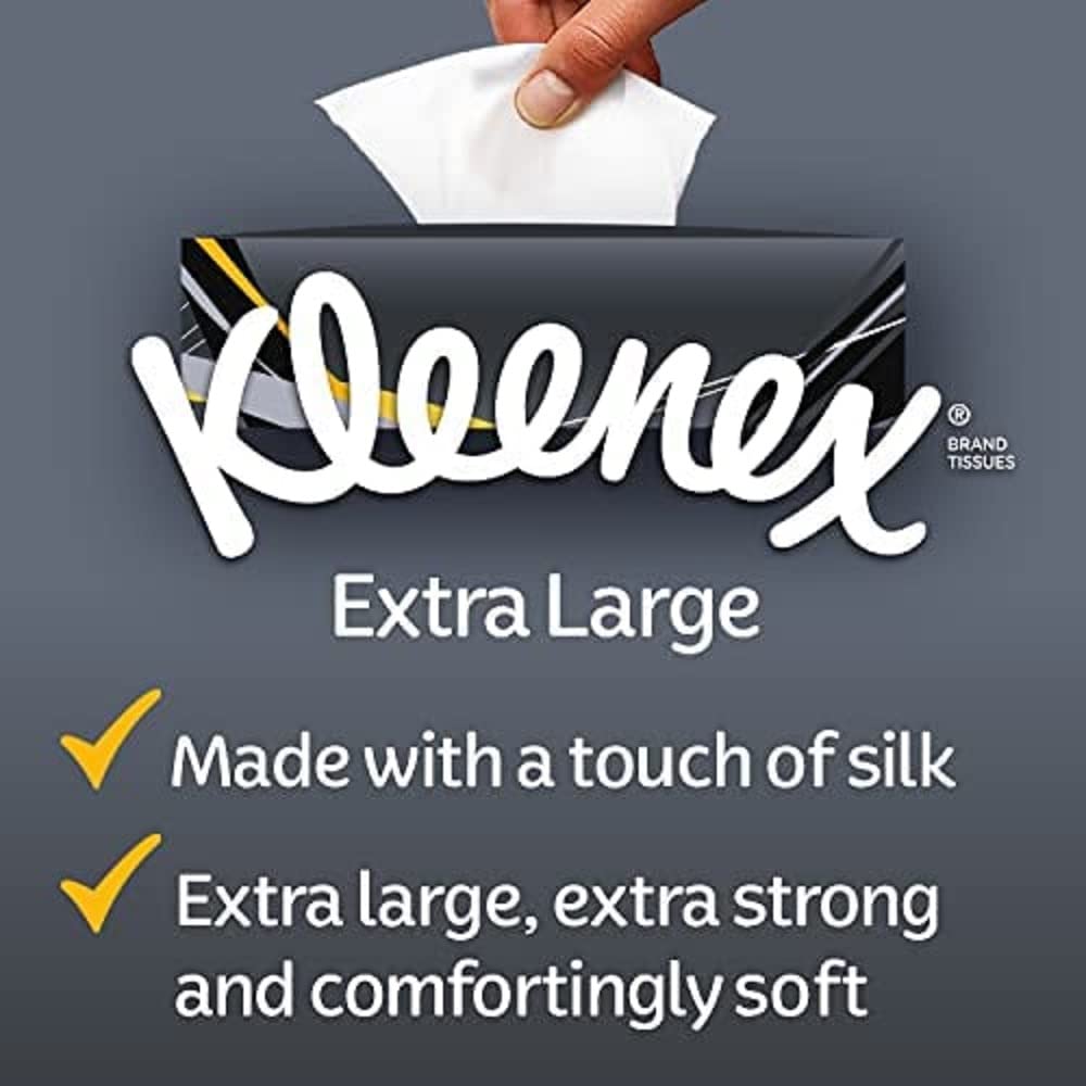 Kleenex Mansize Compact Tissues - 3-Ply Softness | 50 Tissues | FSC Certified 3