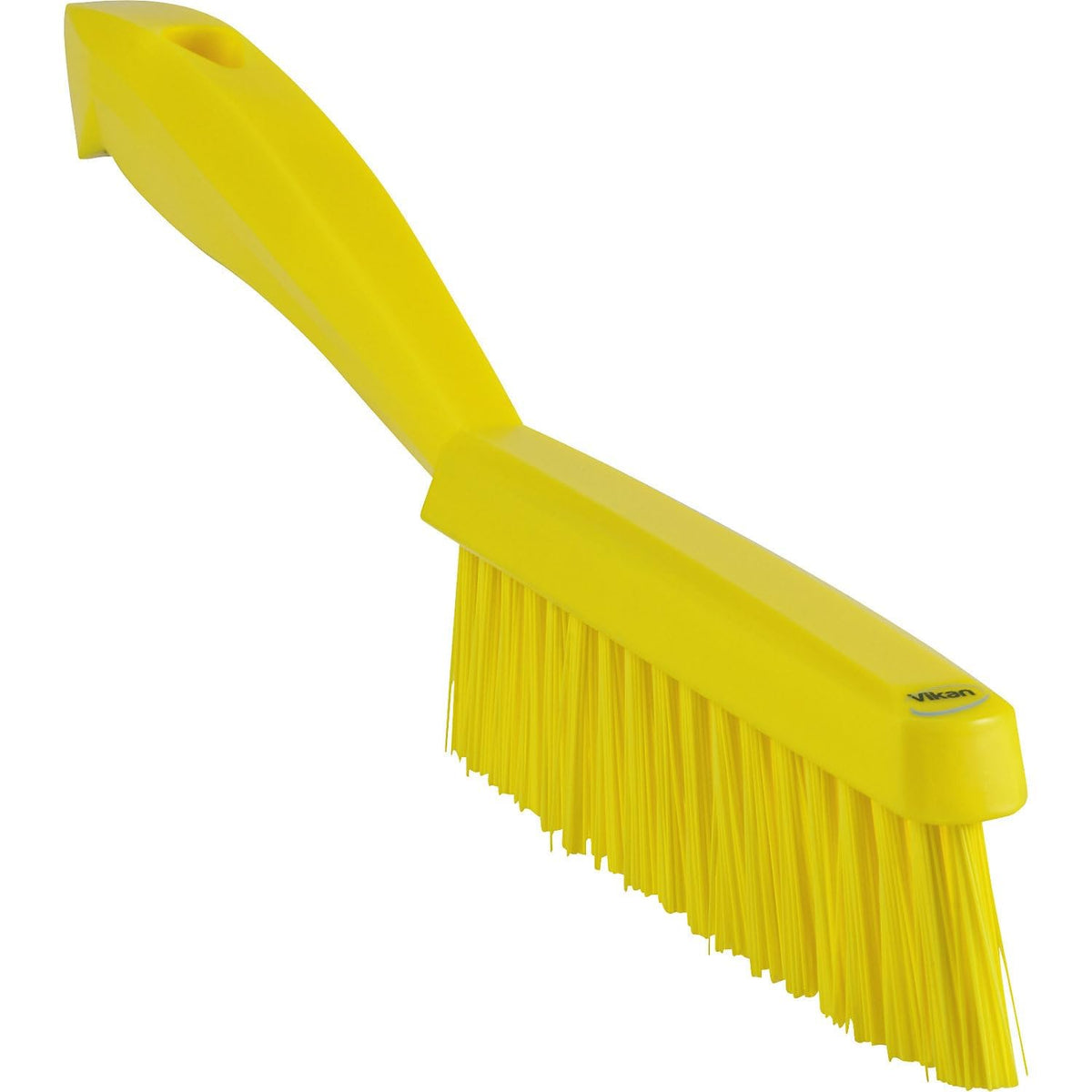 Vikan Hand Brush - Narrow Design for Tight Spaces | Yellow | Polypropylene 3