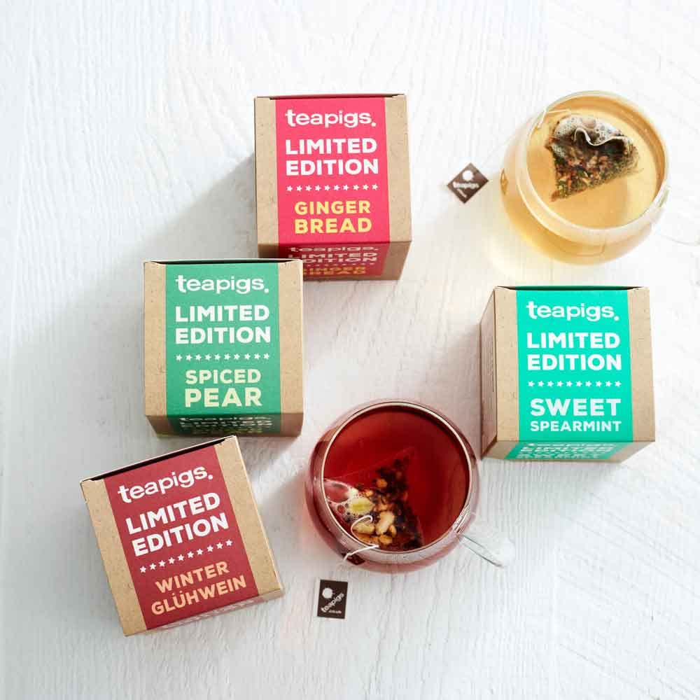 teapigs Spiced Pear Fruit & Herbal Tea - Limited Edition Winter Warmer, Caffeine-Free, 20 Tea Temples (Pack of 2) 3
