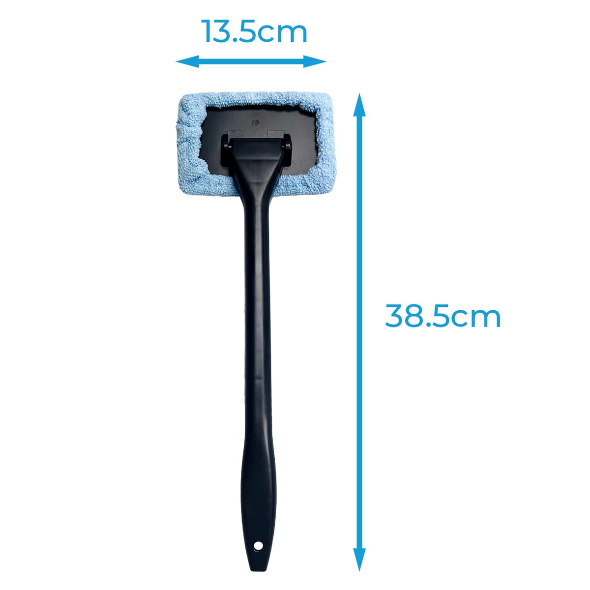 Simply Auto Microfibre Window Mop - Lightweight & Washable Head | 38.5x13.5cm 2