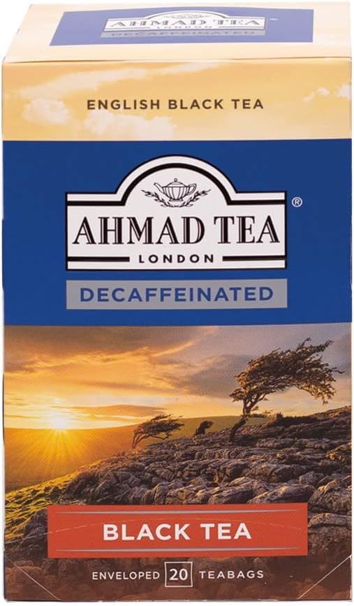 Ahmad Tea Decaffeinated Black Tea - 20 Teabag Sachets (Pack of 5) 1