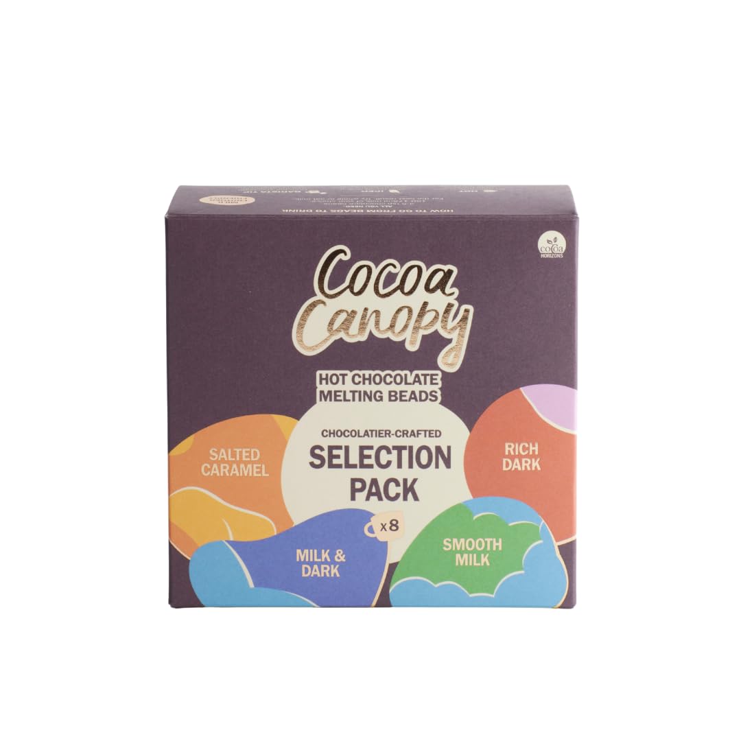Cocoa Canopy Hot Chocolate Melting Beads - 8 Single-Serve Sachets 1