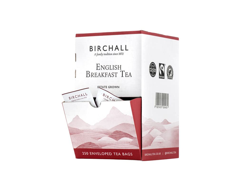 Birchall English Breakfast Tea - 250 Enveloped Plant-Based Tea Bags 3