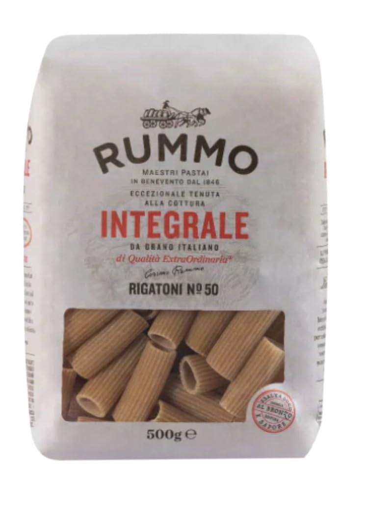 Rummo Rigatoni Integrali No.50 Whole Wheat Pasta - 500g