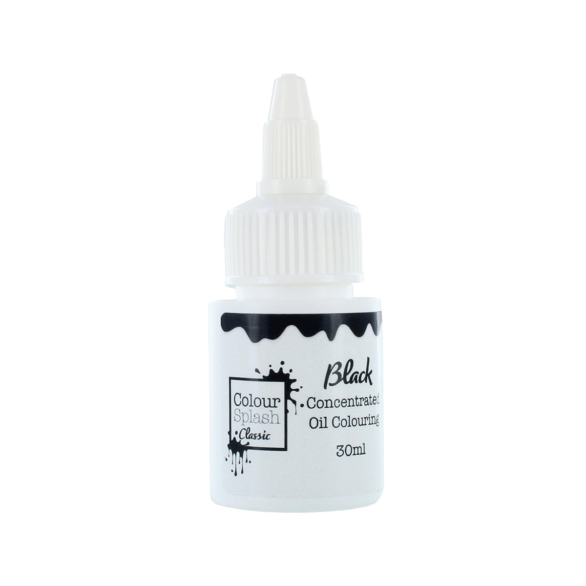 Colour Splash Oil Based Food Colour - Black | Vibrant Edible Colour for Baking | 30ml 8