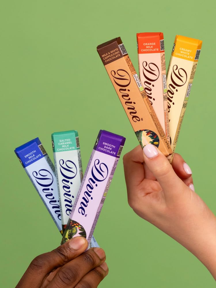 Divine Orange Milk Chocolate Bars - 30 x 35g Multipack | Fairtrade | Natural Orange Flavour 3